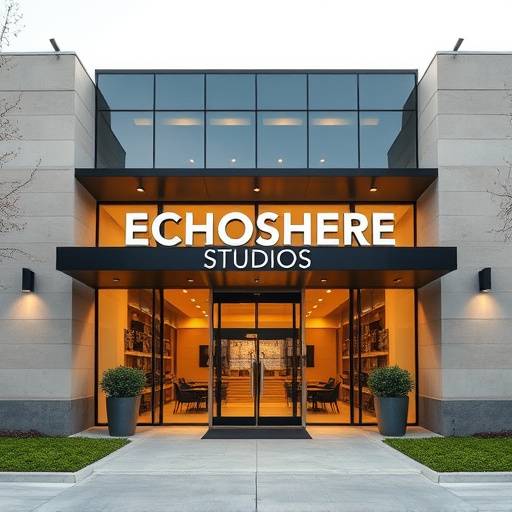 Entrance to EchoSphere Studios